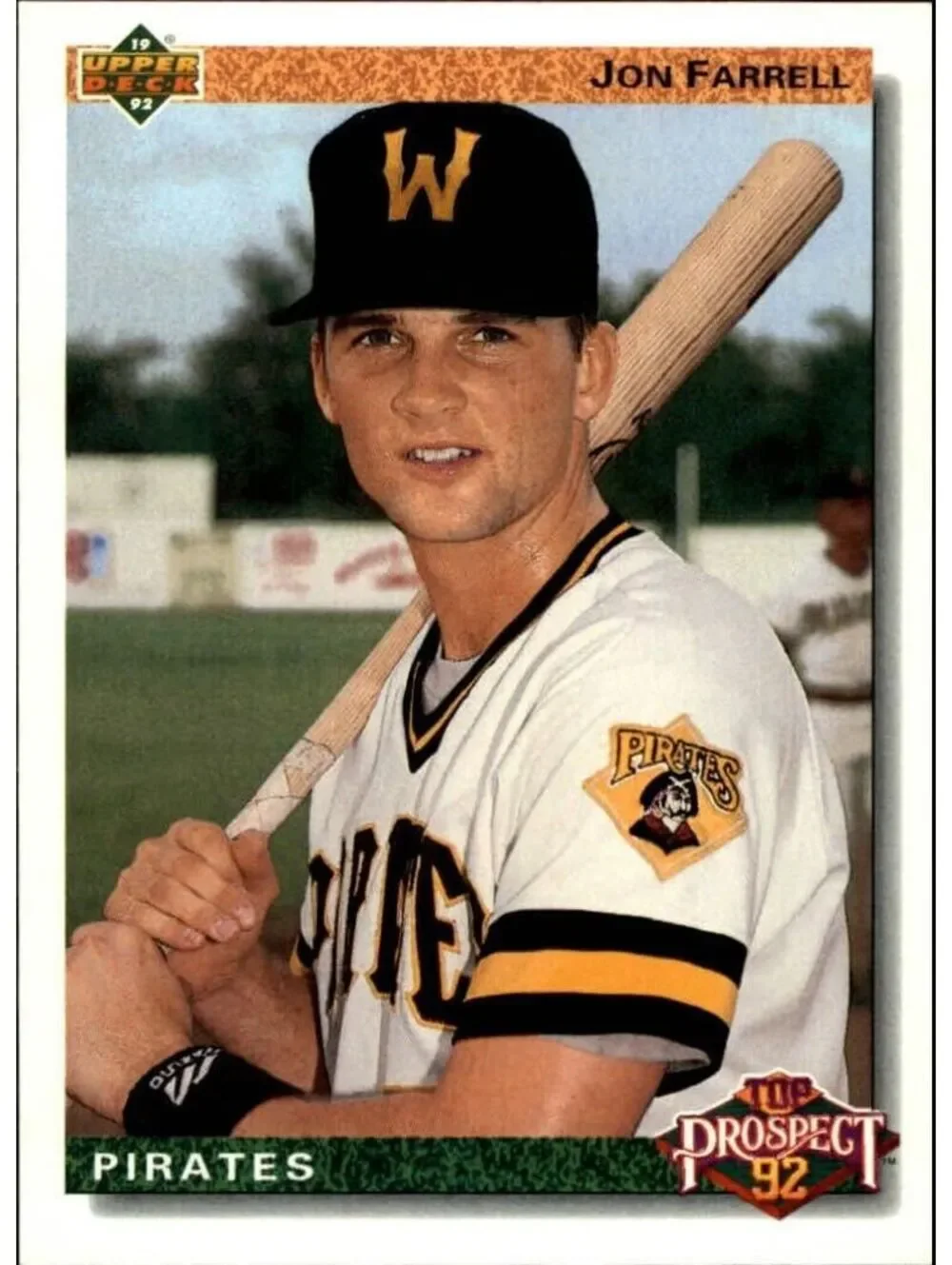 Jon Farrell 1992 Upper Deck MLB #69 Rookie Baseball Card Pittsburgh Pirates